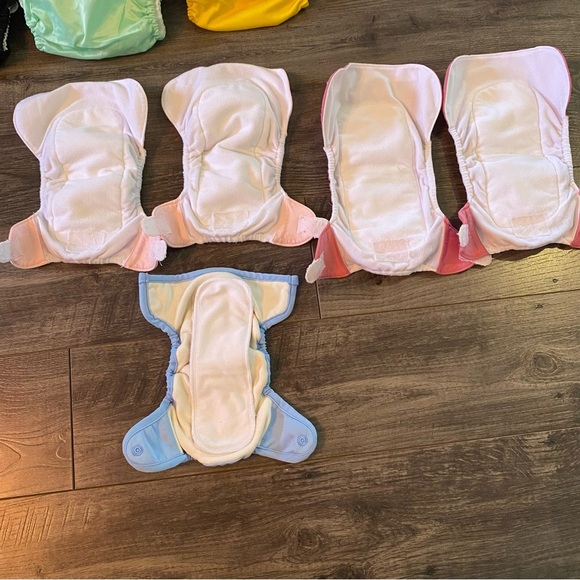 Cloth Diaper lot 98 Pieces Kawaii Baby Apple Cheeks Bum Genius - Picture 15 of 16